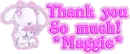 Thank You,Maggie