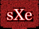 sXe Oath