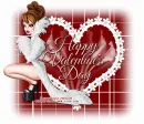 Happy Valentines Day PinUp