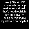 Nothing but tears and a fake smile