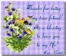 Blessing with friends