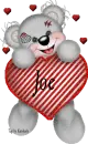 creddy bear with name Joe