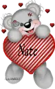 creddy bear with name Nate