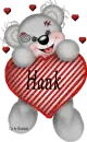 creddy bear with name Hank