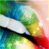 rainbow lips