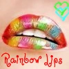 rainbow lips