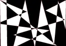 black red and white