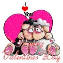 Two sheeps in love