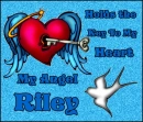 Winged Heart with lock and key Riley