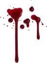 dripping blood