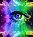 colorful eye