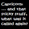 Capricorn wuvs his duct-tape!