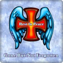 Winged Cross Rest In Peace