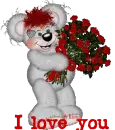 creddy bear with i love you