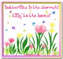 Flower butterflies