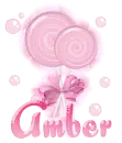 Pink lollipop- Amber