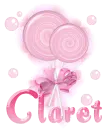 Pink lollipop- Claret