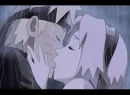 NaruSaku kiss in th rain
