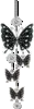 black butterflies