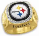 pittsburgh steelers diamond ring halsey
