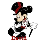 mickey with name David
