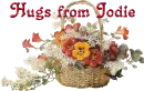 Floral Pansy Basket - Hugs from Jodie