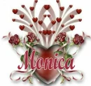 red heart spray monica