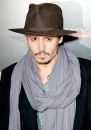 Depp in a scarf 