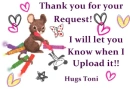 Mouse drawing with Your request is ready