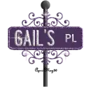 purple Gail's PL street sign