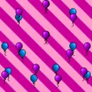 flying balloons bg