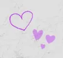 floating hearts bg