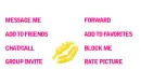 yellow lips contact table