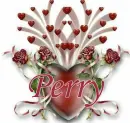red heart spray perry