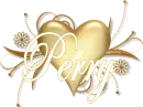 gold heart perry