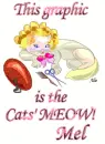 Thig graphic is the cats meow-Mel