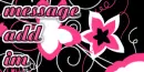 pink,black and white contact table