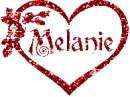 Heart Melanie Glitter