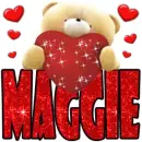 Bear with heart name