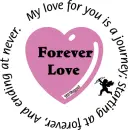 Circle quote with heart