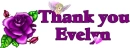 Thank you Evelyn