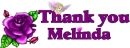 Thank you Melinda