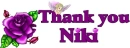 Thank you Niki