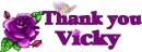 Thank you Vicky