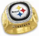pittsburgh steelers diamond ring danyell