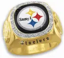 pittsburgh steelers diamond ring samy j
