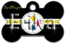 pittsburgh steelers dog bone tag erika