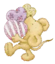 Mouse with hearts