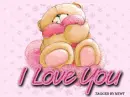 I LOVE YOU BEAR