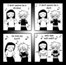 Neji Gaara Chicken dance! ^^